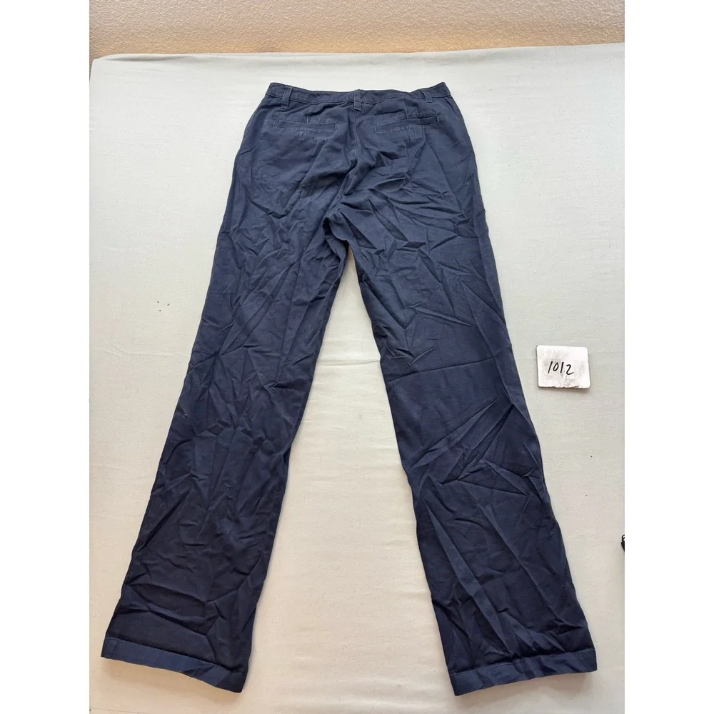 Gap Factory Store Everybody Pant Mens 2L Navy Blue Cotton Chino Straight Leg